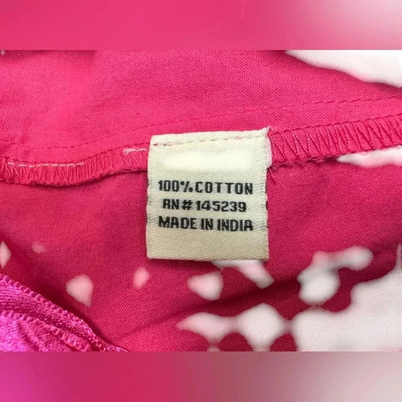 Sim &  Sam NWT Crop Tank Pink 100% Cotton Size Small - Picture 9 of 9